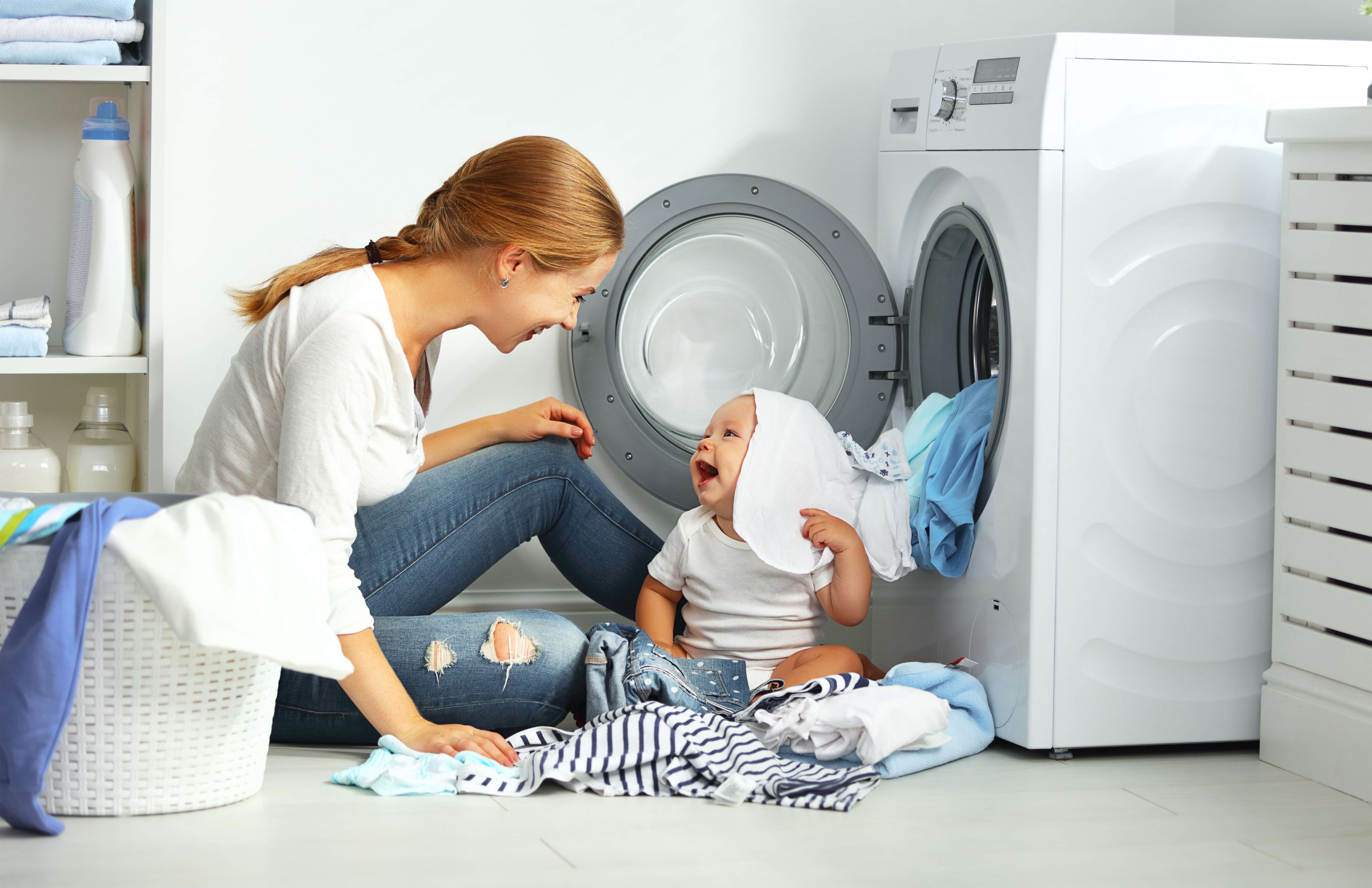Newborn with mother and baby laundry.jpg